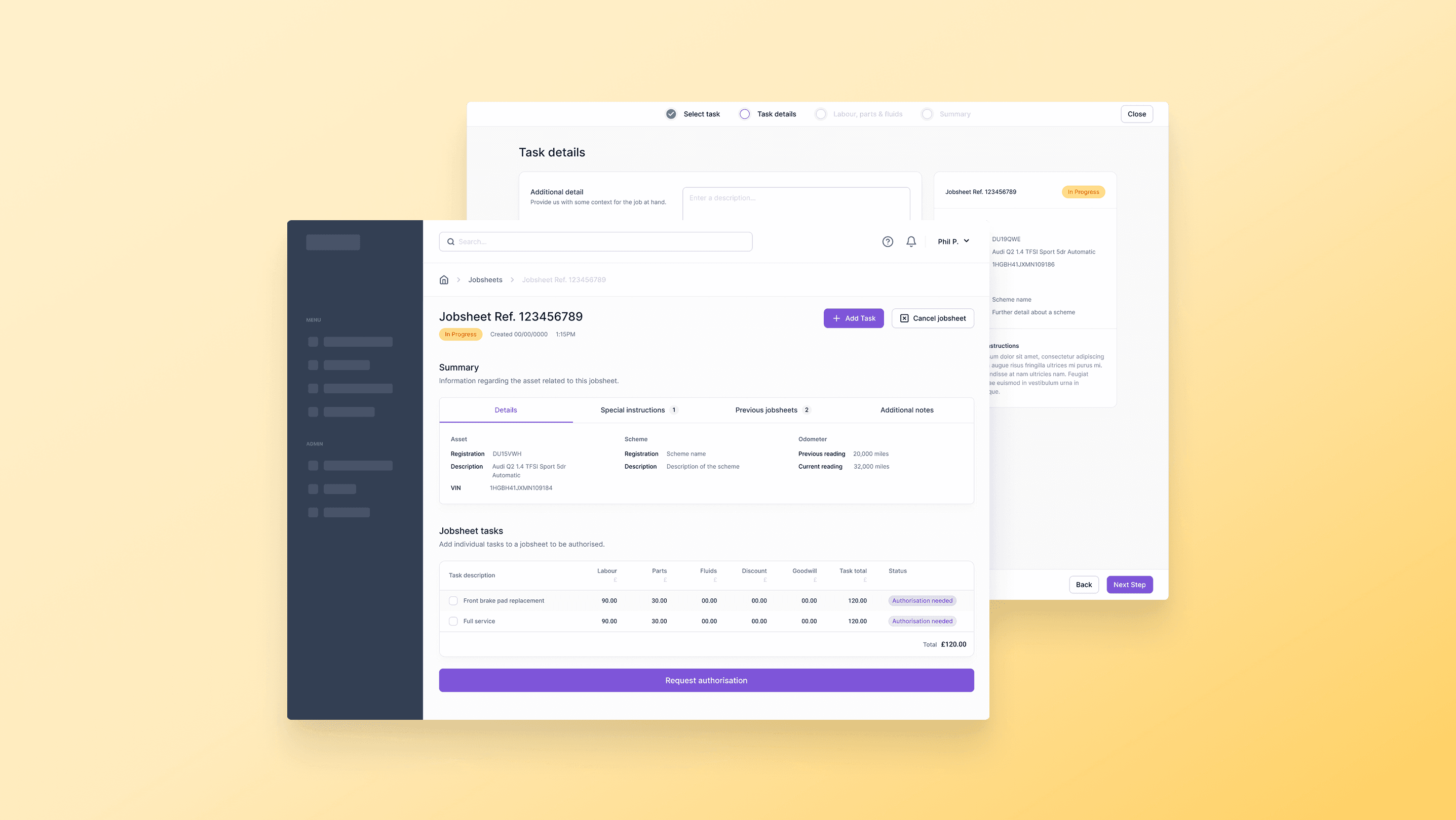 Fleet management SaaS redesign